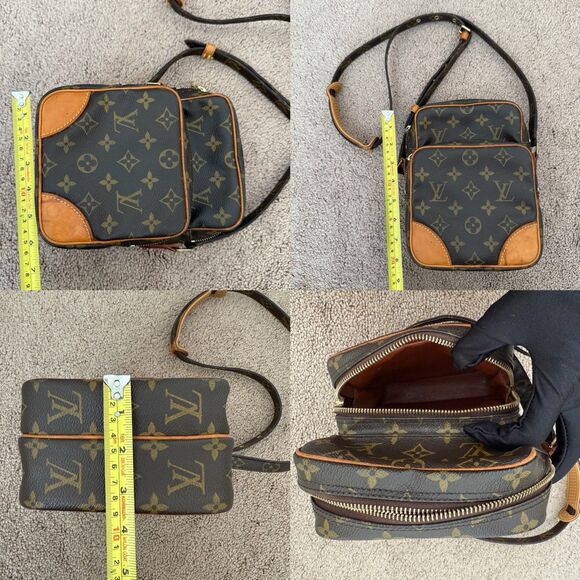 Authentic Louis Vuitton Monogram Amazon Shoulder Crossbody Bag Brown Unisex - Picture 6 of 8
